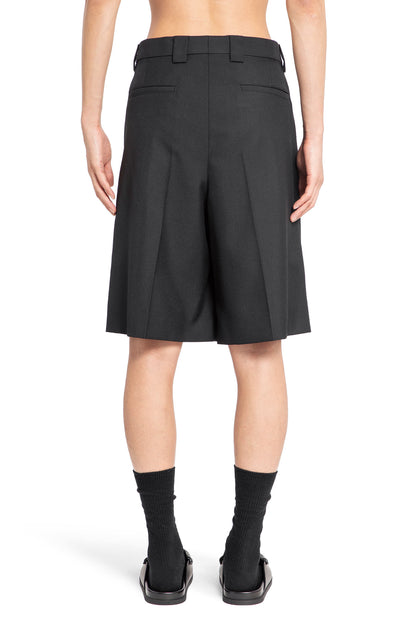 GUCCI MAN BLACK SHORTS & SKIRTS