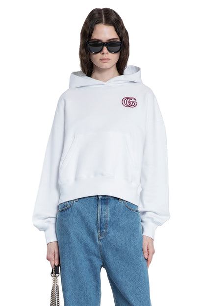 GUCCI WOMAN WHITE SWEATSHIRTS