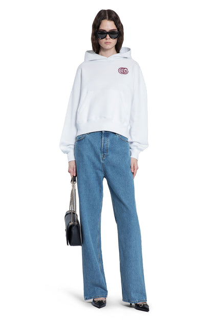 GUCCI WOMAN WHITE SWEATSHIRTS