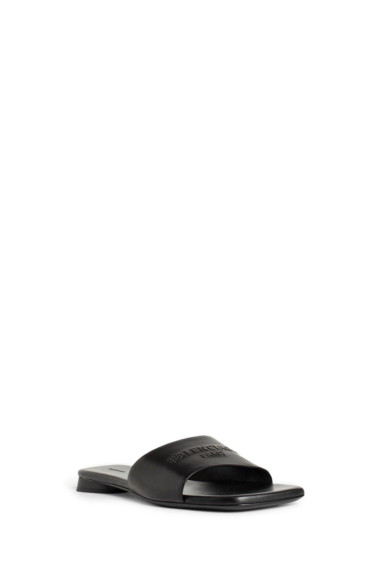 BALENCIAGA WOMAN BLACK SANDALS & SLIDES