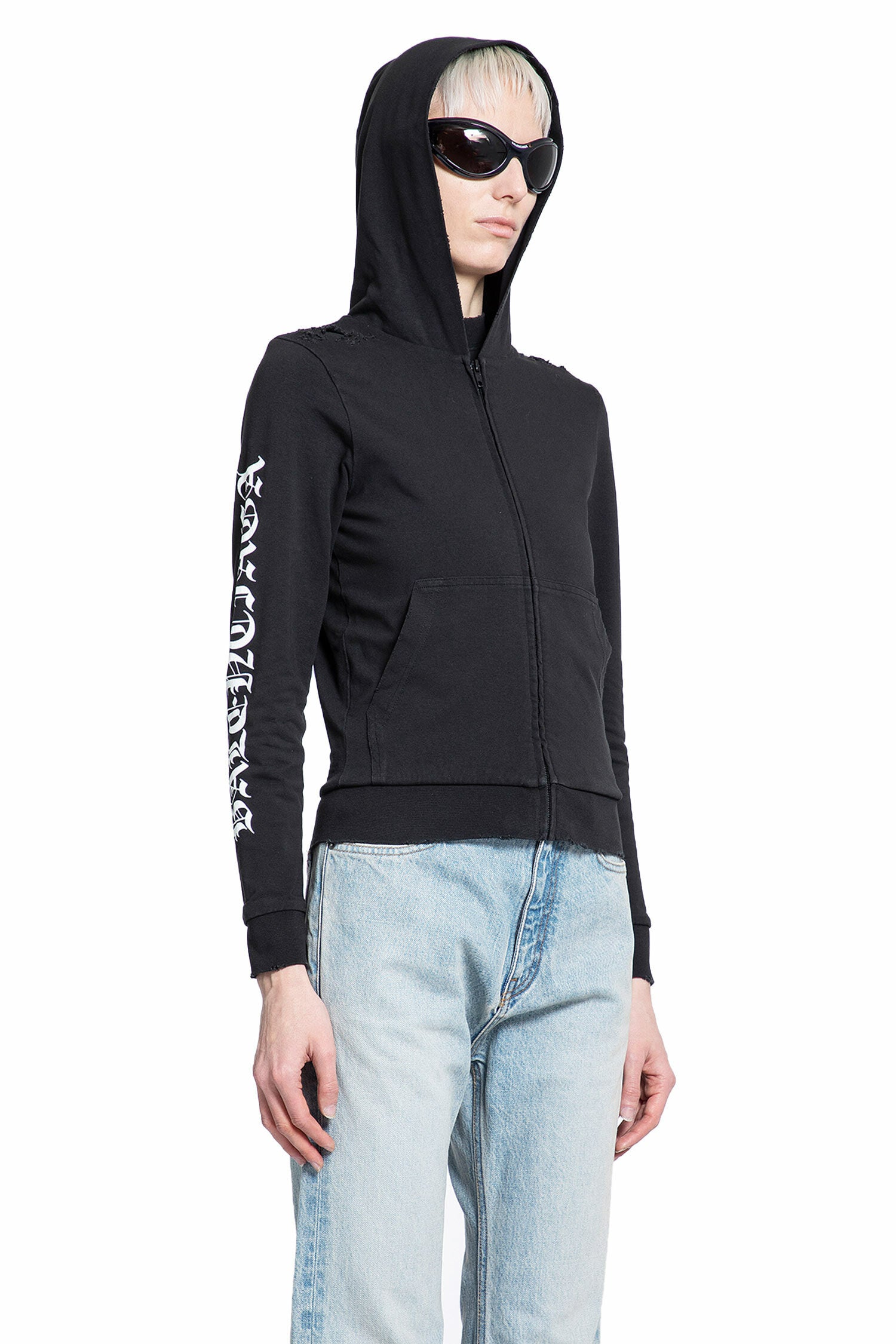 BALENCIAGA WOMAN BLACK SWEATSHIRTS