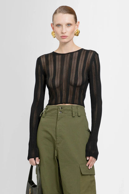 Antonioli SAINT LAURENT WOMAN BLACK TOPS