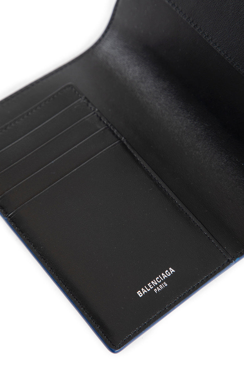 BALENCIAGA MAN BLUE WALLETS & CARDHOLDERS