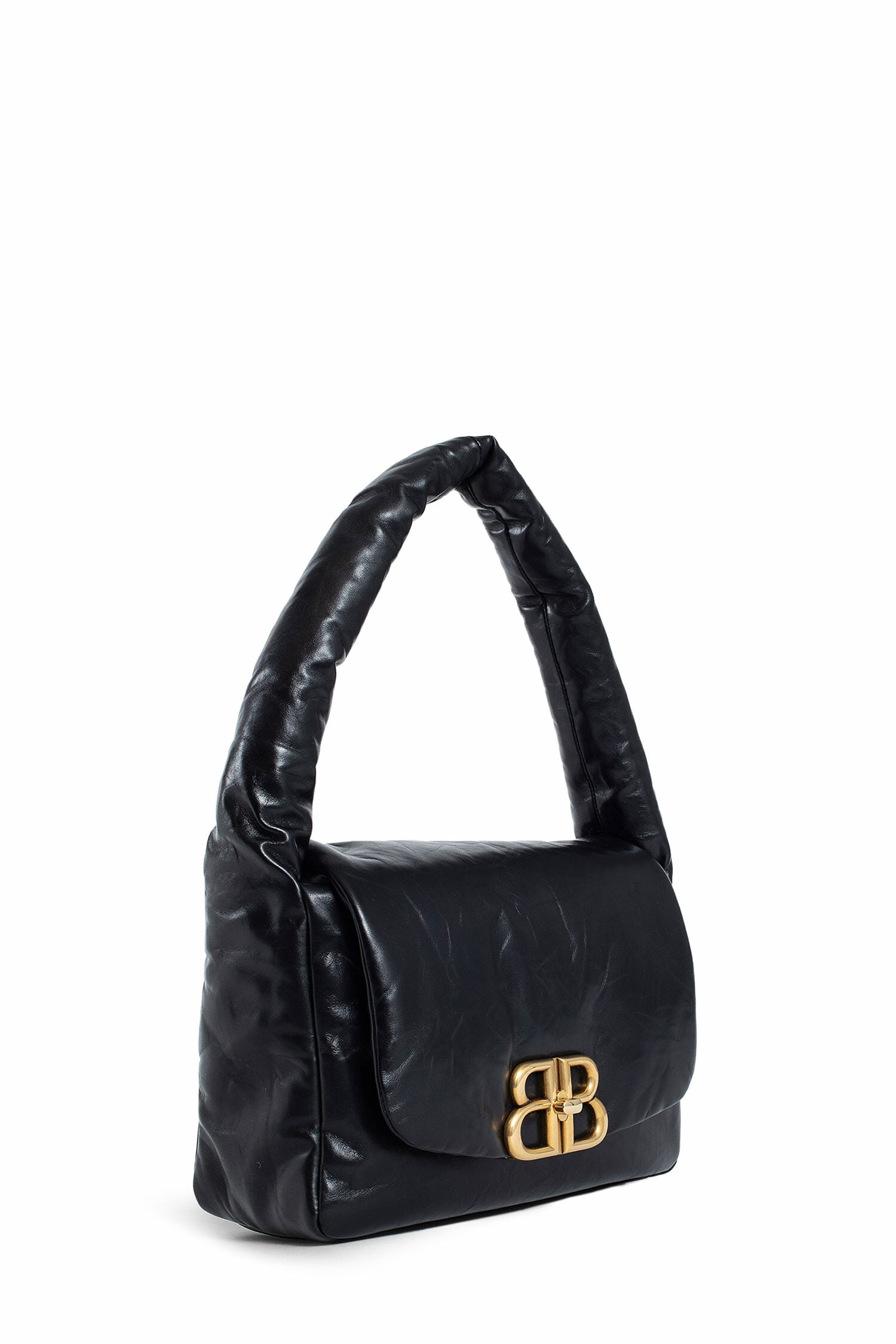 BALENCIAGA WOMAN BLACK SHOULDER BAGS