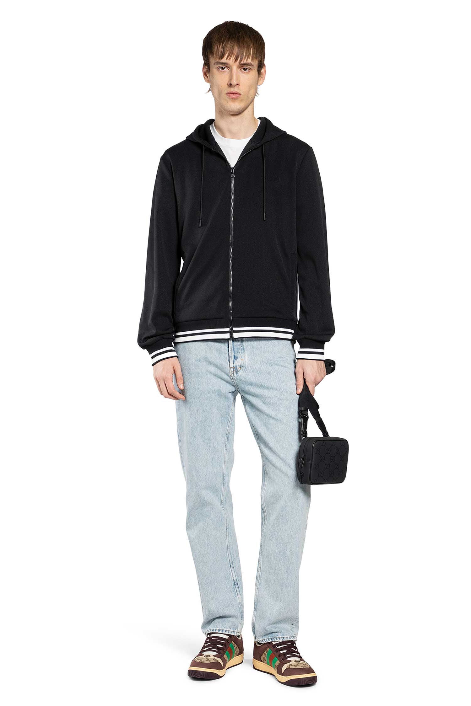 Technical Jersey Zip-Up hoodie