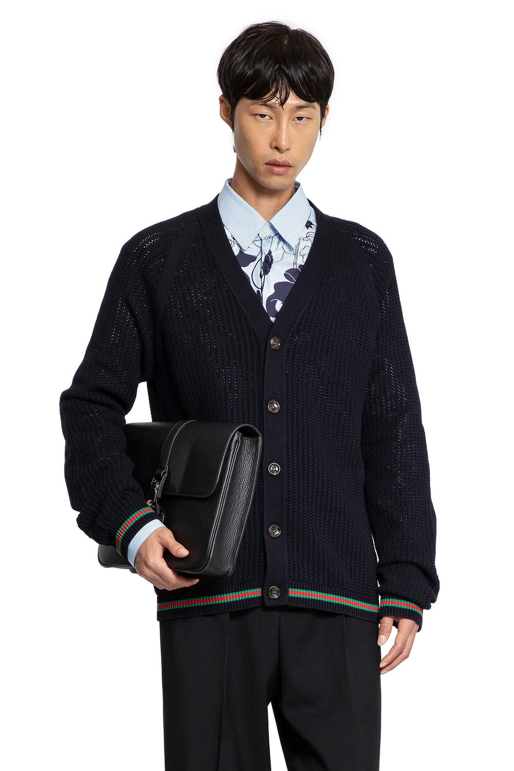 Cotton Web Cardigan - Antonioli.eu