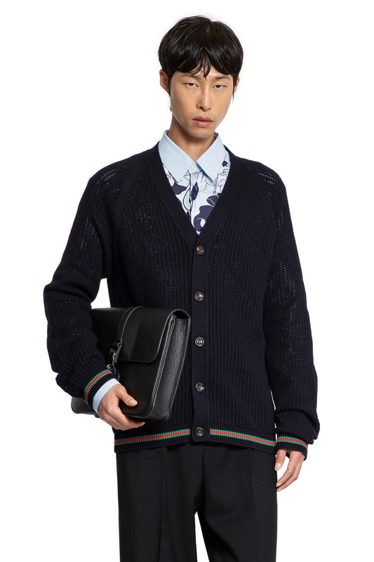 Cotton Web Cardigan - Antonioli.eu