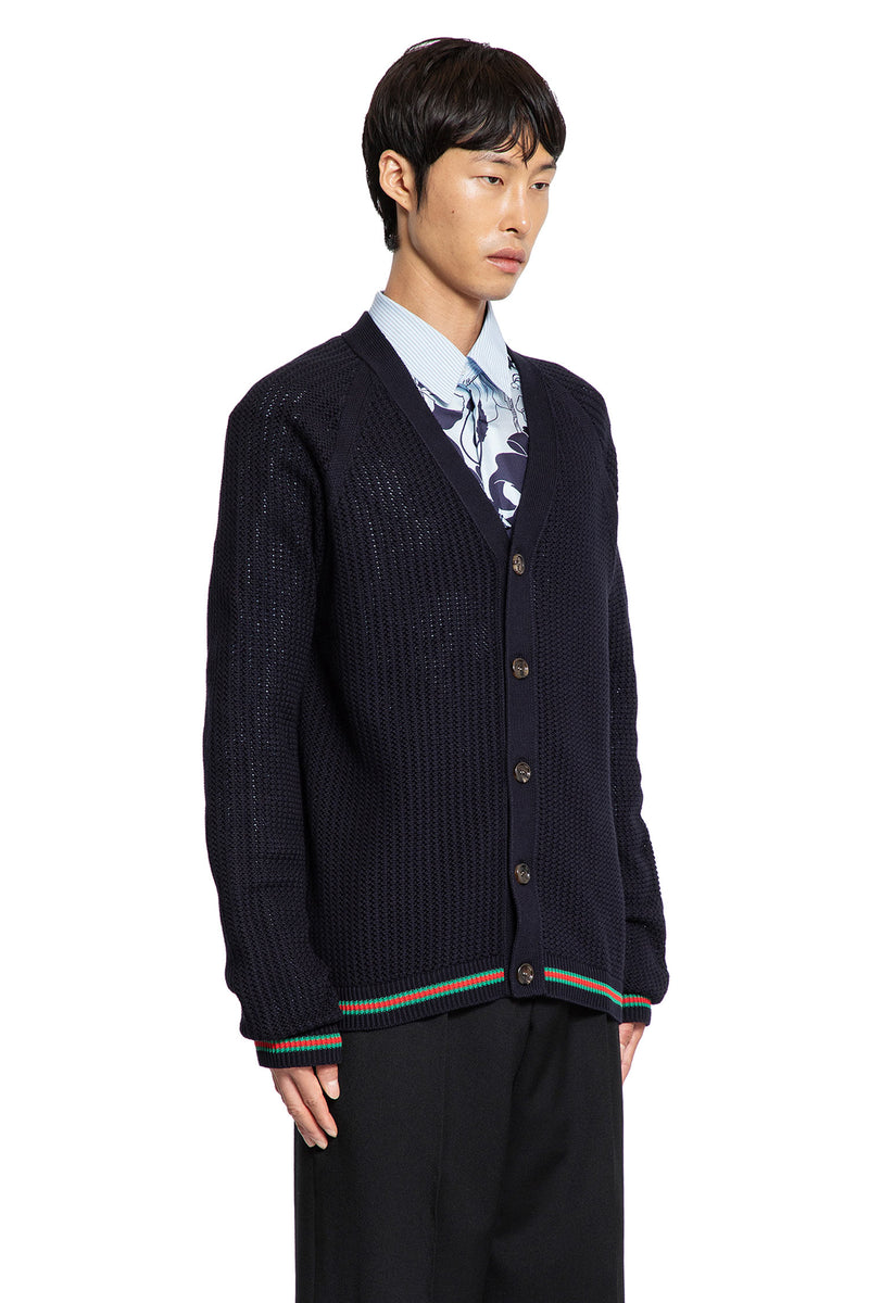 Cotton Web Cardigan - Antonioli.eu