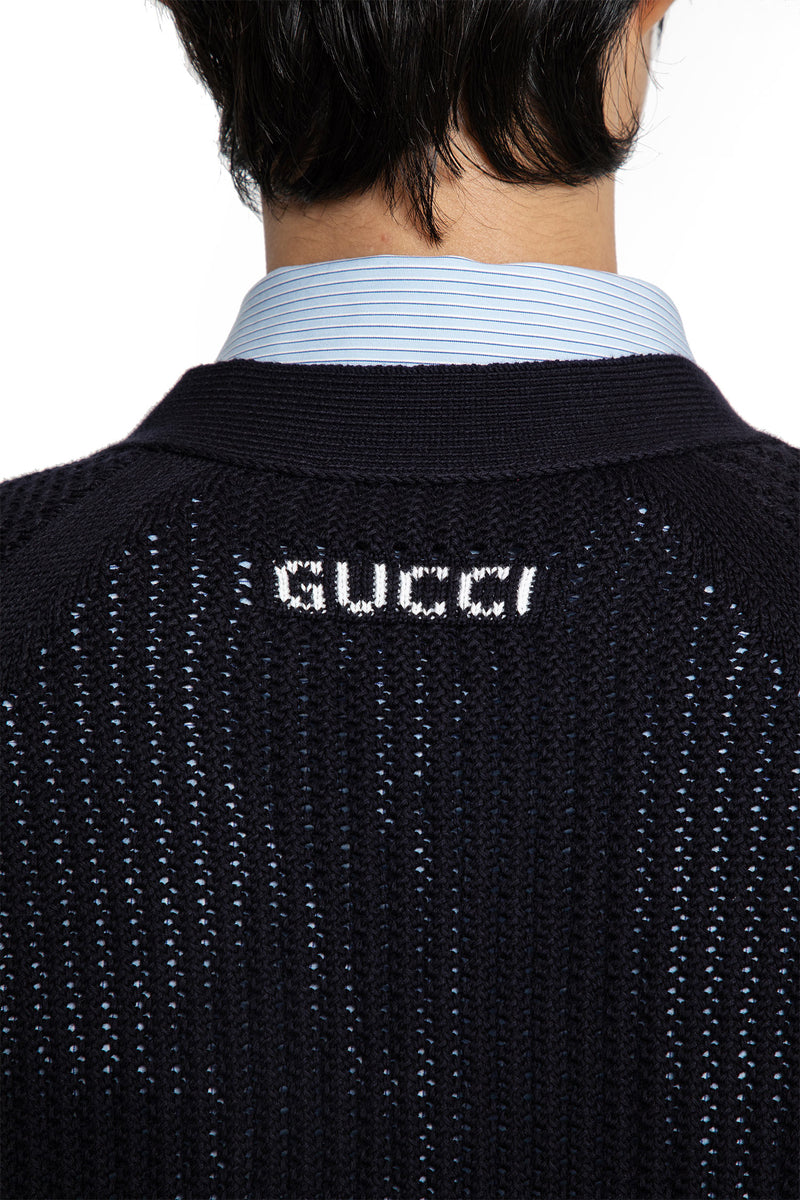 Cotton Web Cardigan - Antonioli.eu