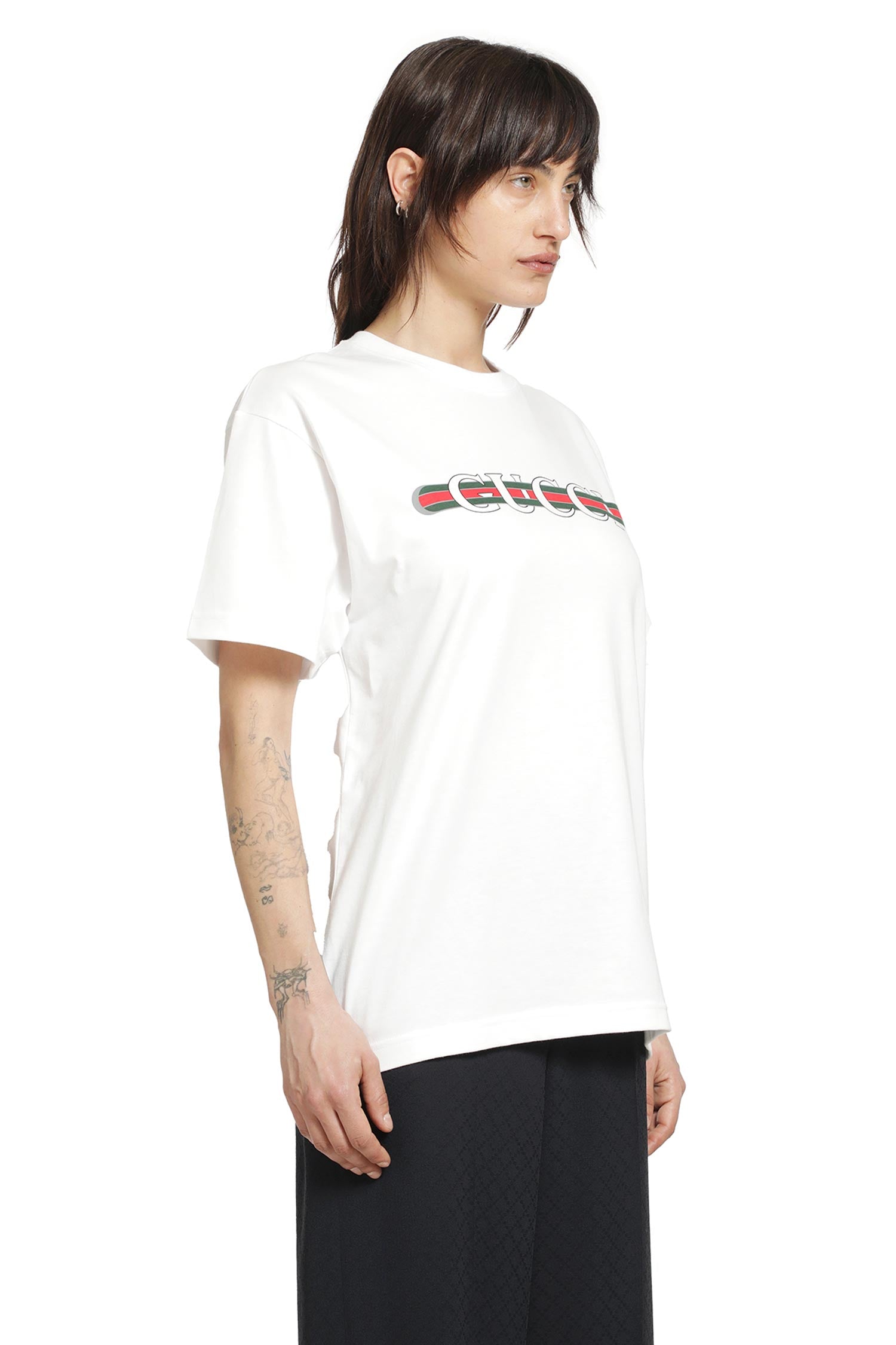 GUCCI Printed Cotton Jersey T-shirt woman