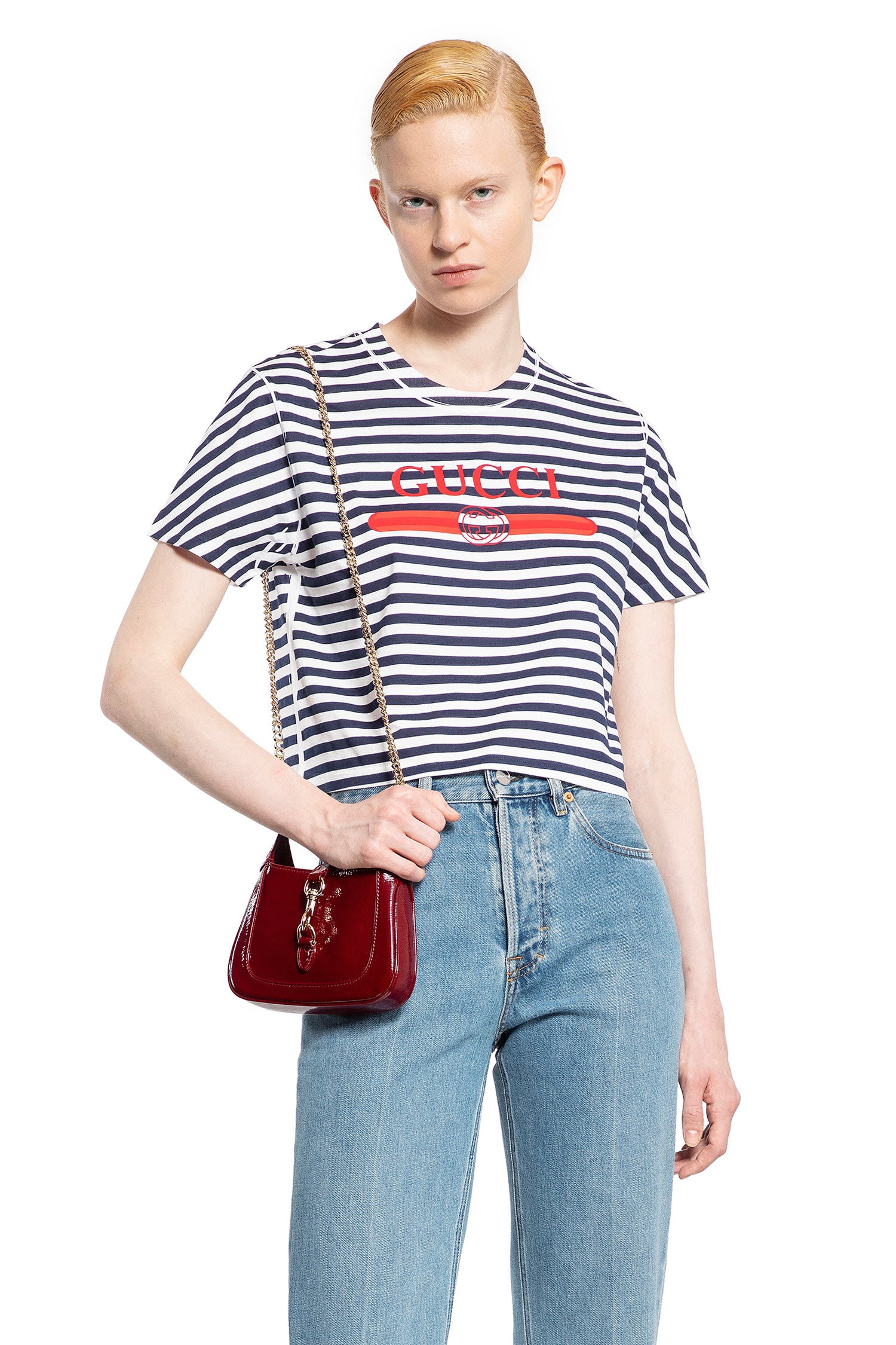 GUCCI WOMAN MULTICOLOR T-SHIRTS