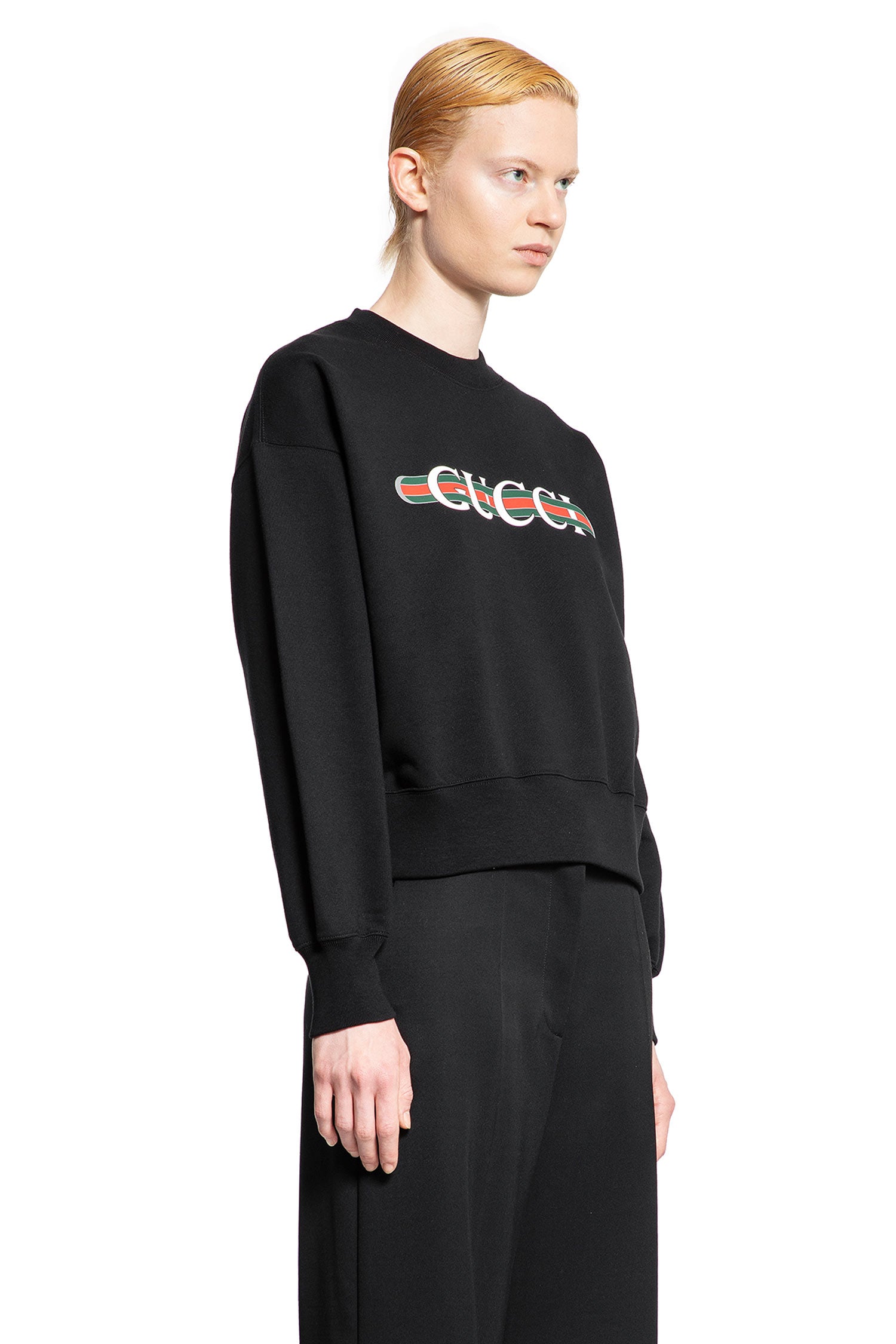 GUCCI WOMAN BLACK SWEATSHIRTS