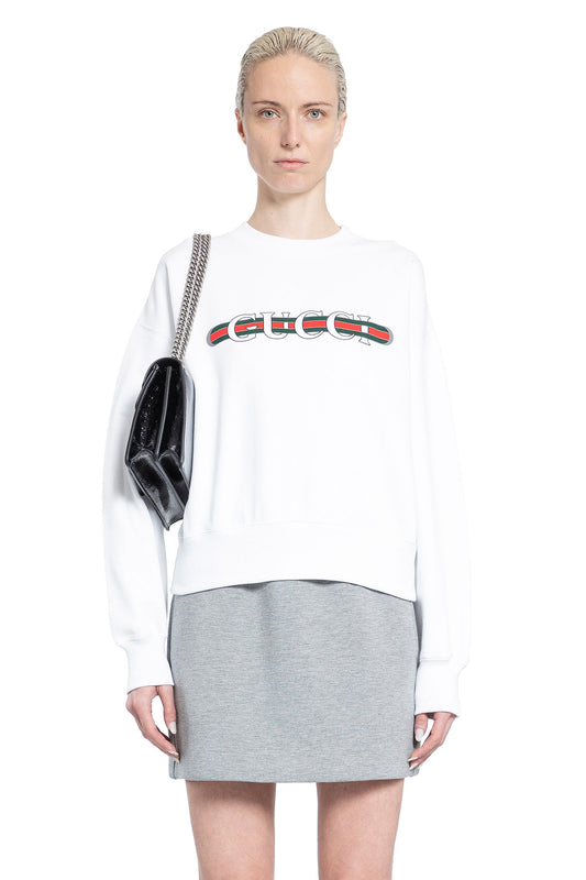 GUCCI WOMAN WHITE SWEATSHIRTS