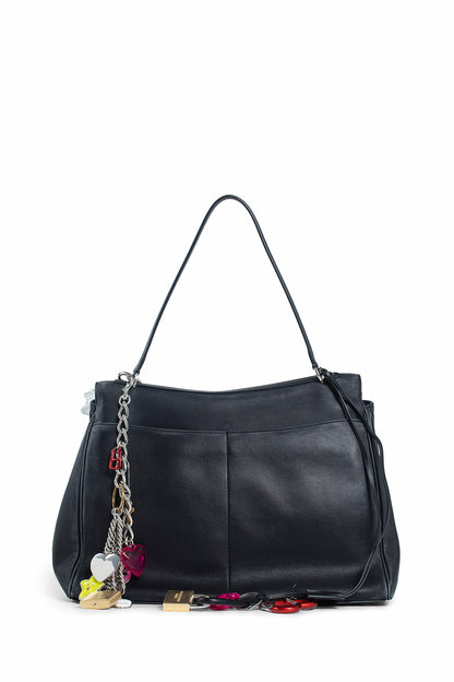 BALENCIAGA WOMAN BLACK TOP HANDLE BAGS