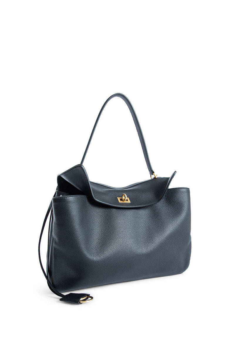 BALENCIAGA WOMAN BLACK TOP HANDLE BAGS