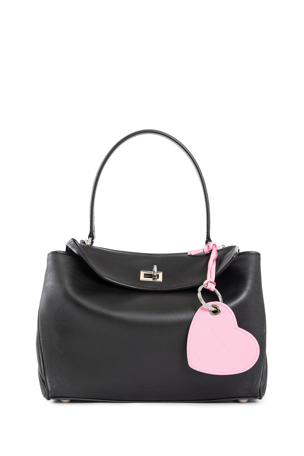 BALENCIAGA WOMAN BLACK TOP HANDLE BAGS