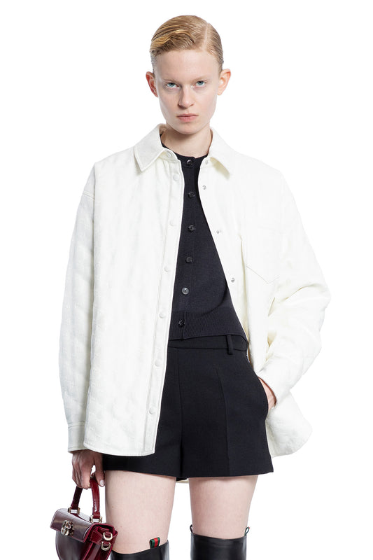 GUCCI WOMAN WHITE JACKETS