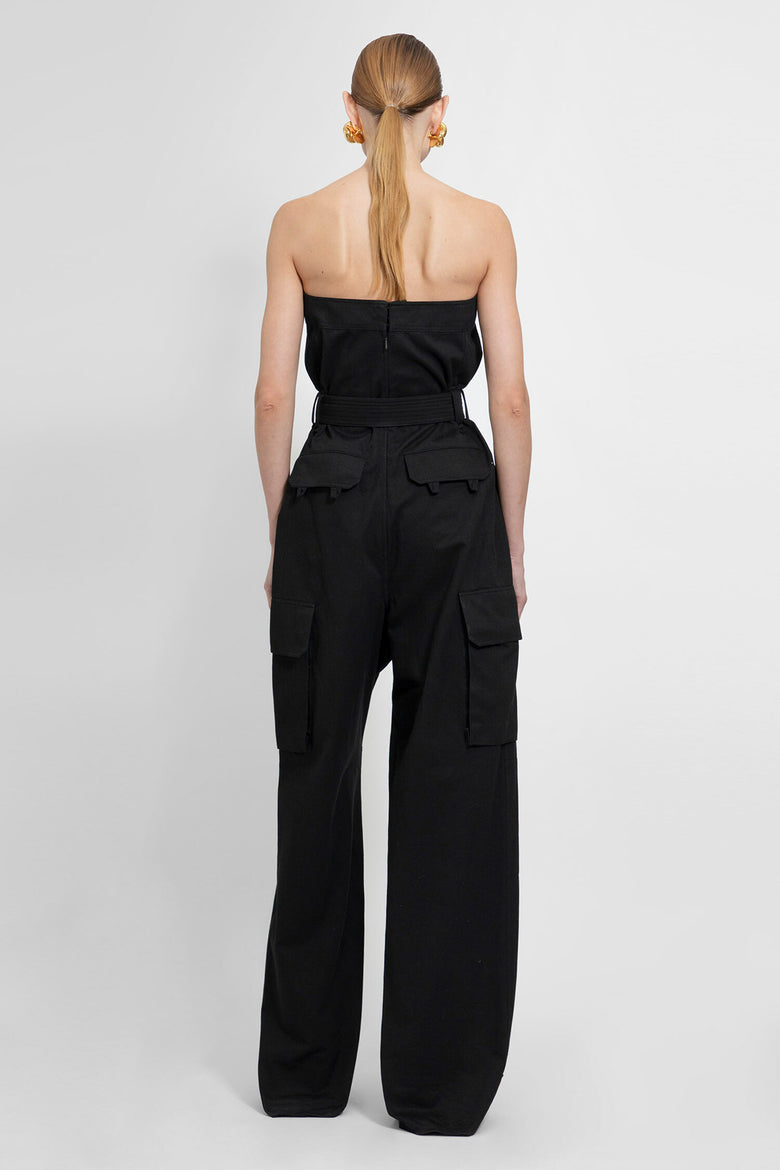 SAINT LAURENT WOMAN BLACK JUMPSUITS