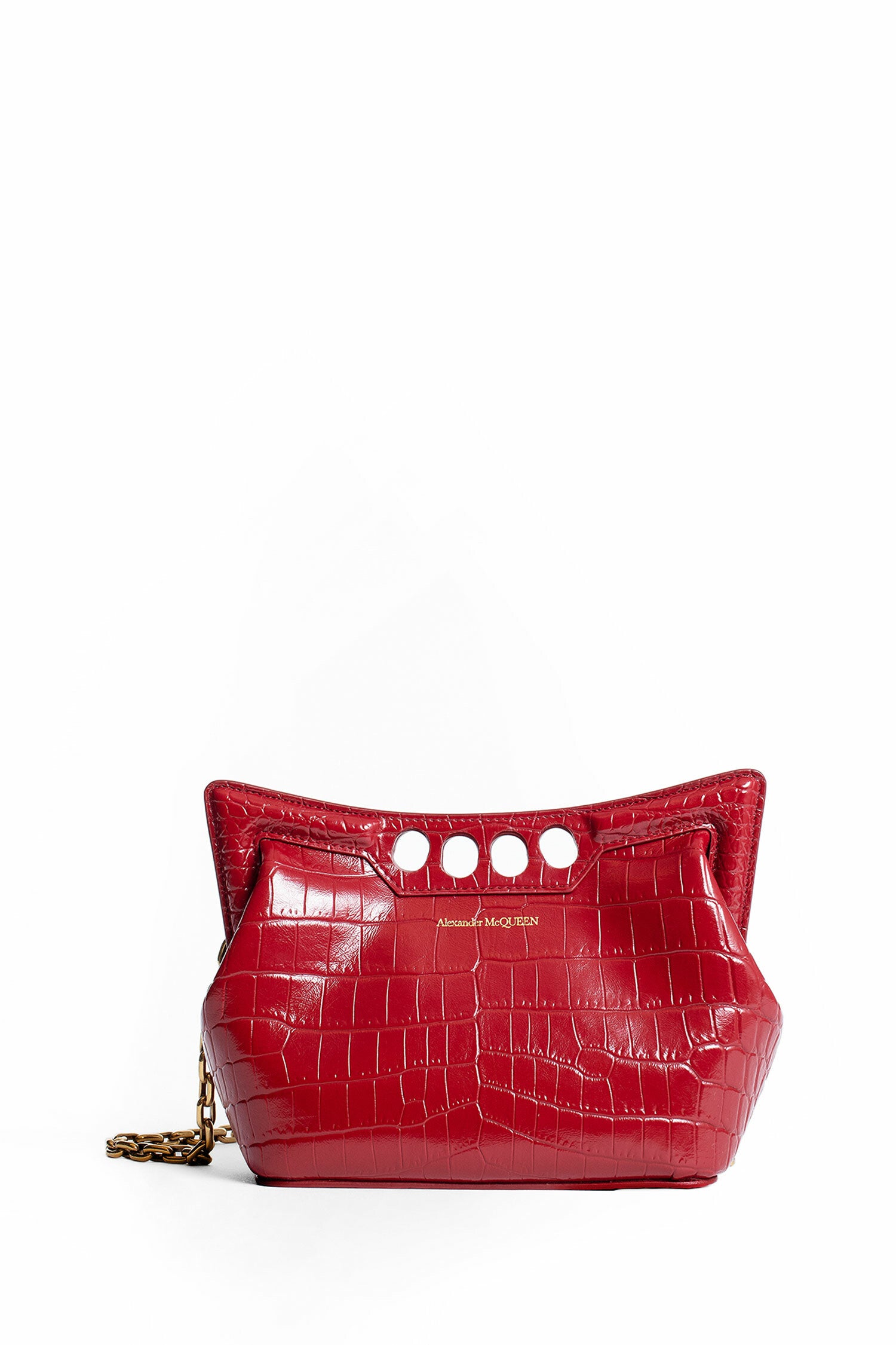 ALEXANDER MCQUEEN WOMAN RED CLUTCHES & POUCHES