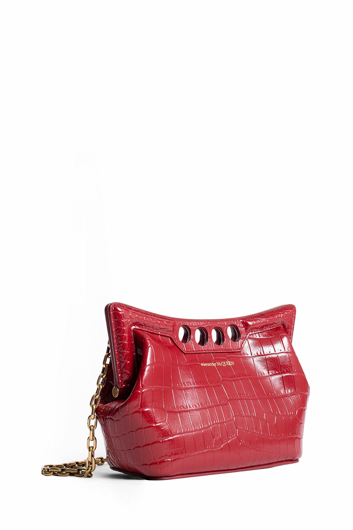 ALEXANDER MCQUEEN WOMAN RED CLUTCHES & POUCHES