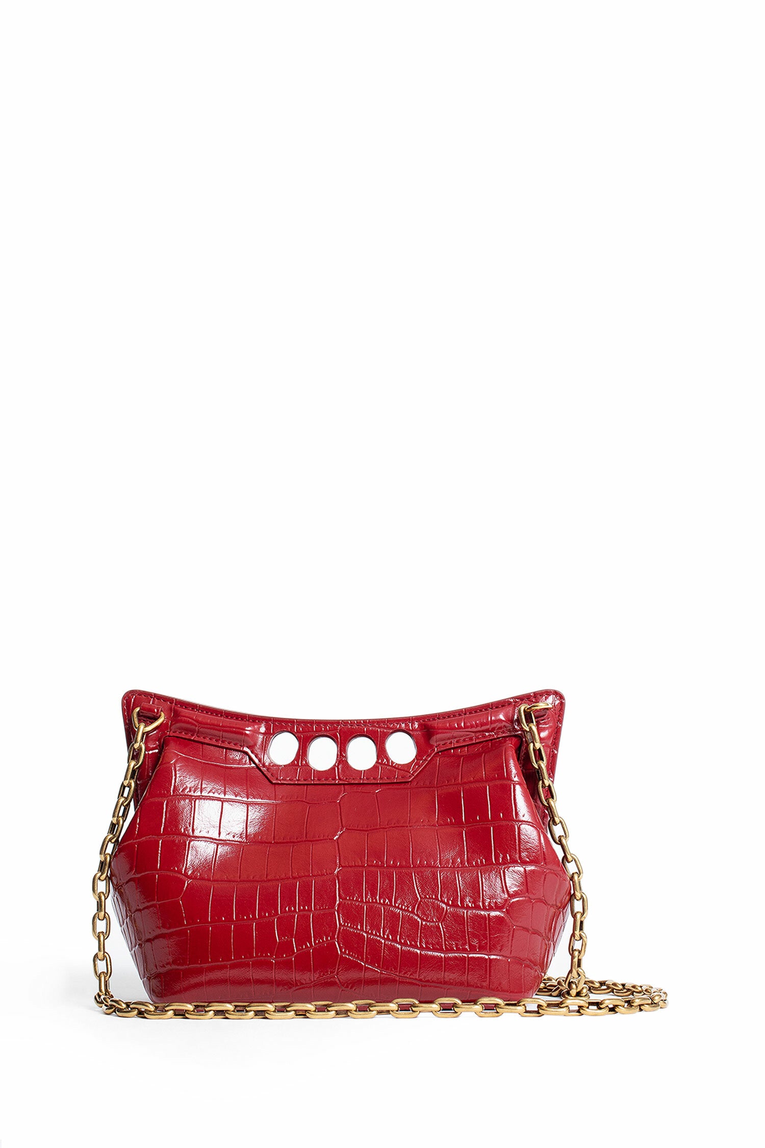 ALEXANDER MCQUEEN WOMAN RED TOP HANDLE BAGS