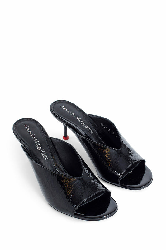 ALEXANDER MCQUEEN WOMAN BLACK MULES