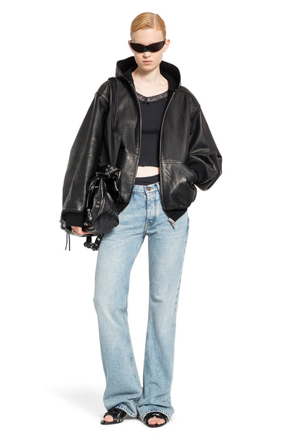 BALENCIAGA WOMAN BLACK JACKETS