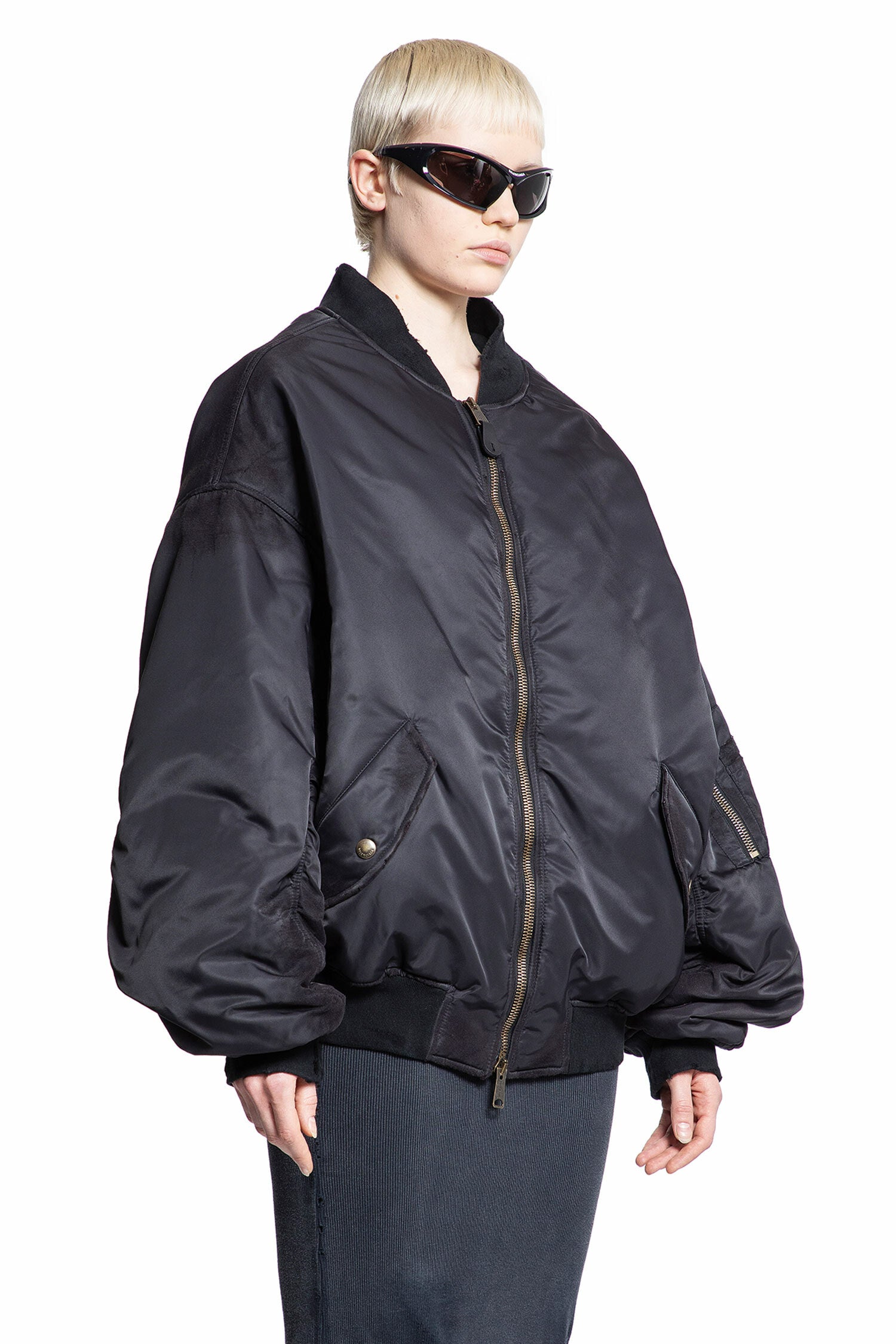 BALENCIAGA WOMAN BLACK JACKETS