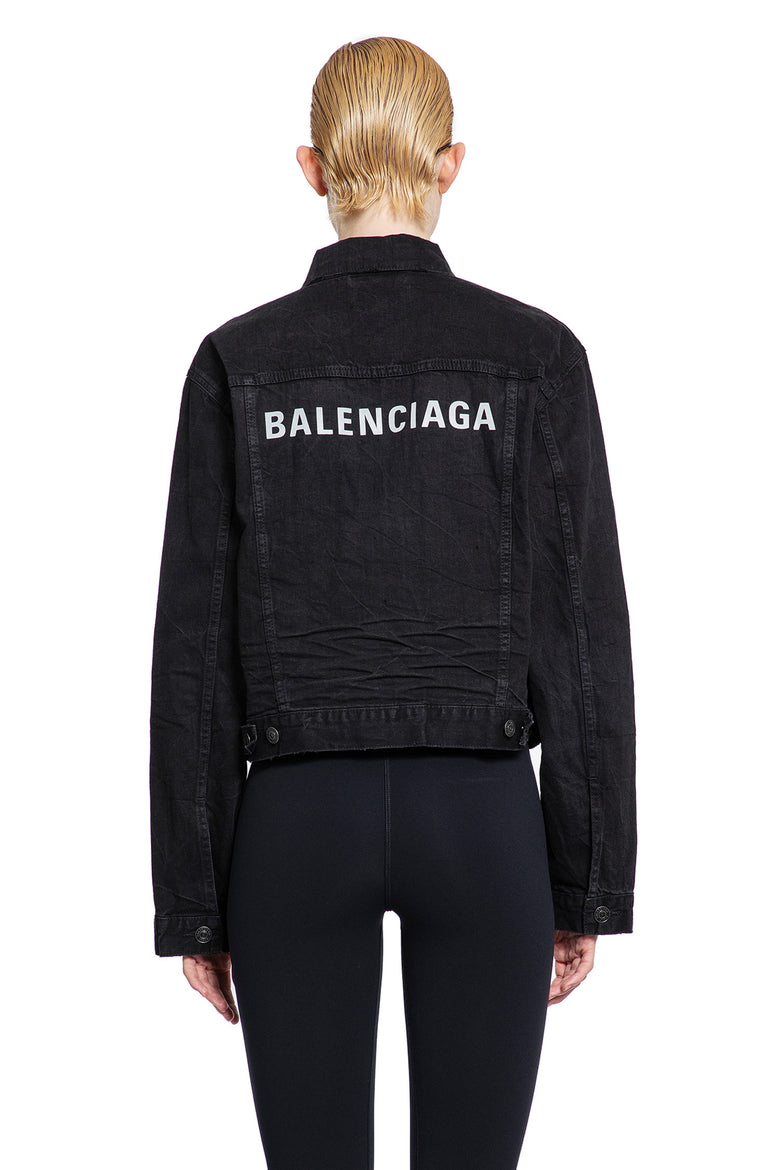 BALENCIAGA WOMAN BLACK JACKETS