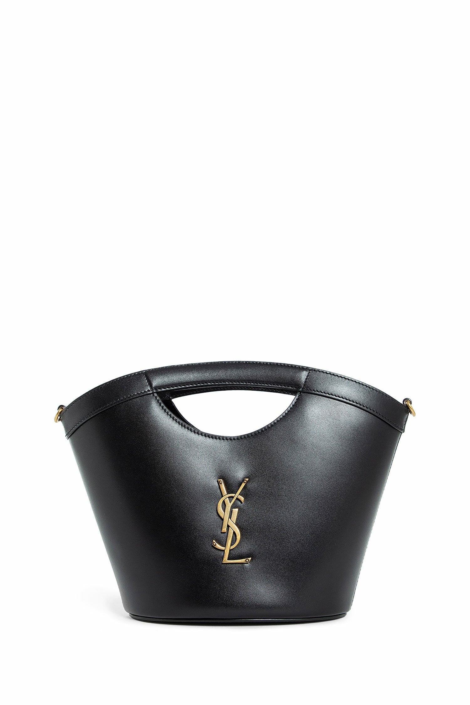 SAINT LAURENT WOMAN BLACK TOP HANDLE BAGS