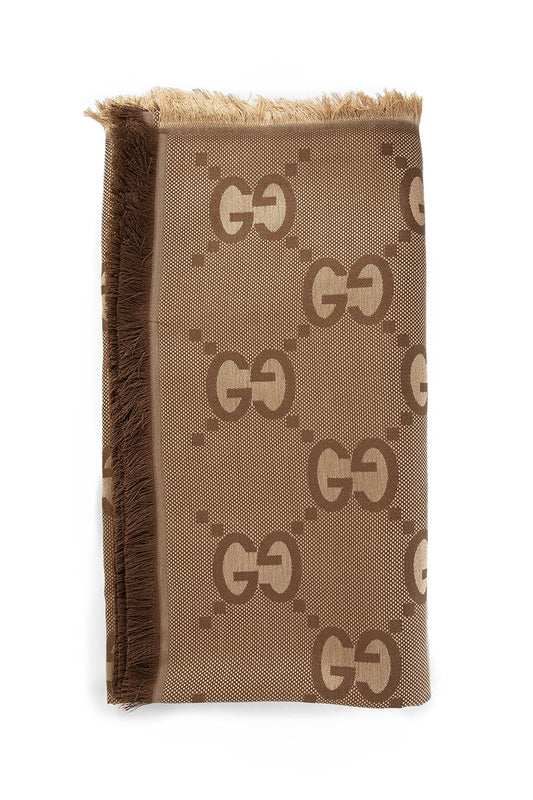 GUCCI WOMAN BROWN SCARVES