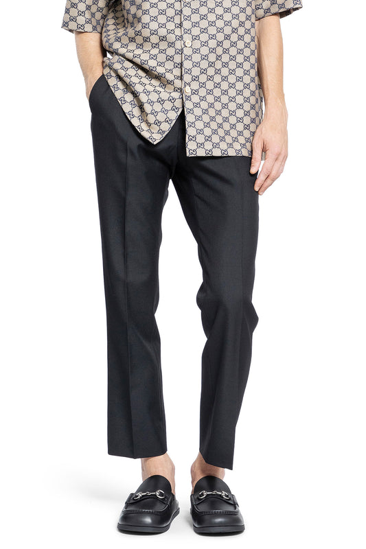 GUCCI MAN BLACK TROUSERS