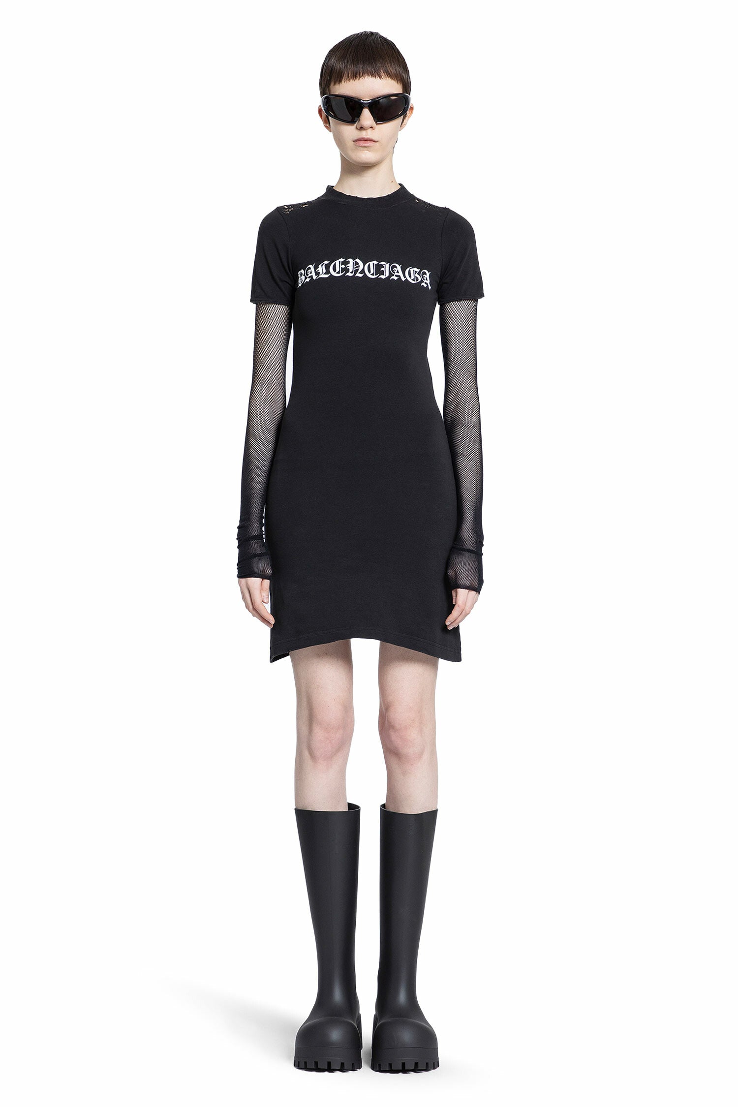 BALENCIAGA WOMAN BLACK DRESSES