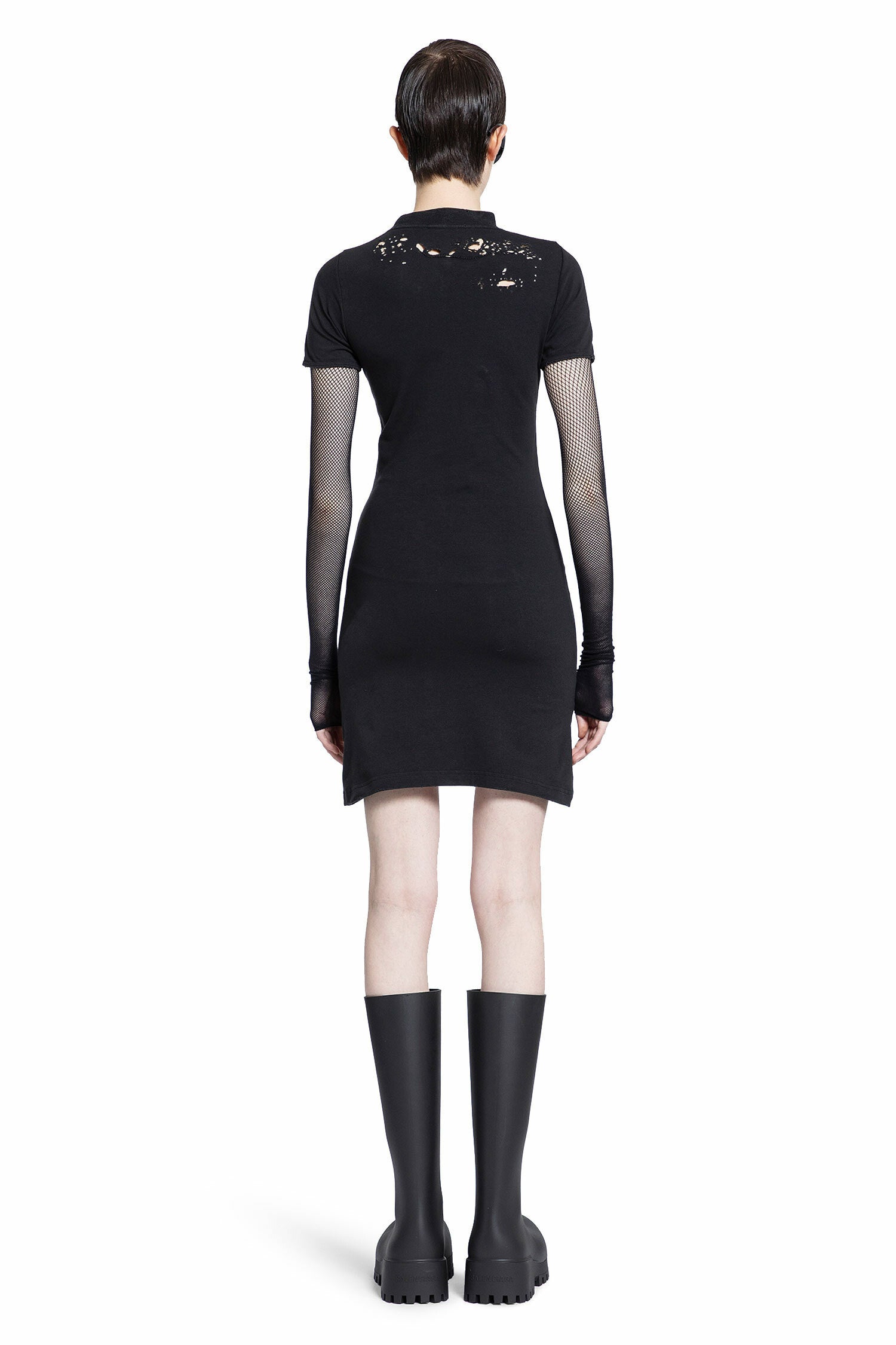 BALENCIAGA WOMAN BLACK DRESSES