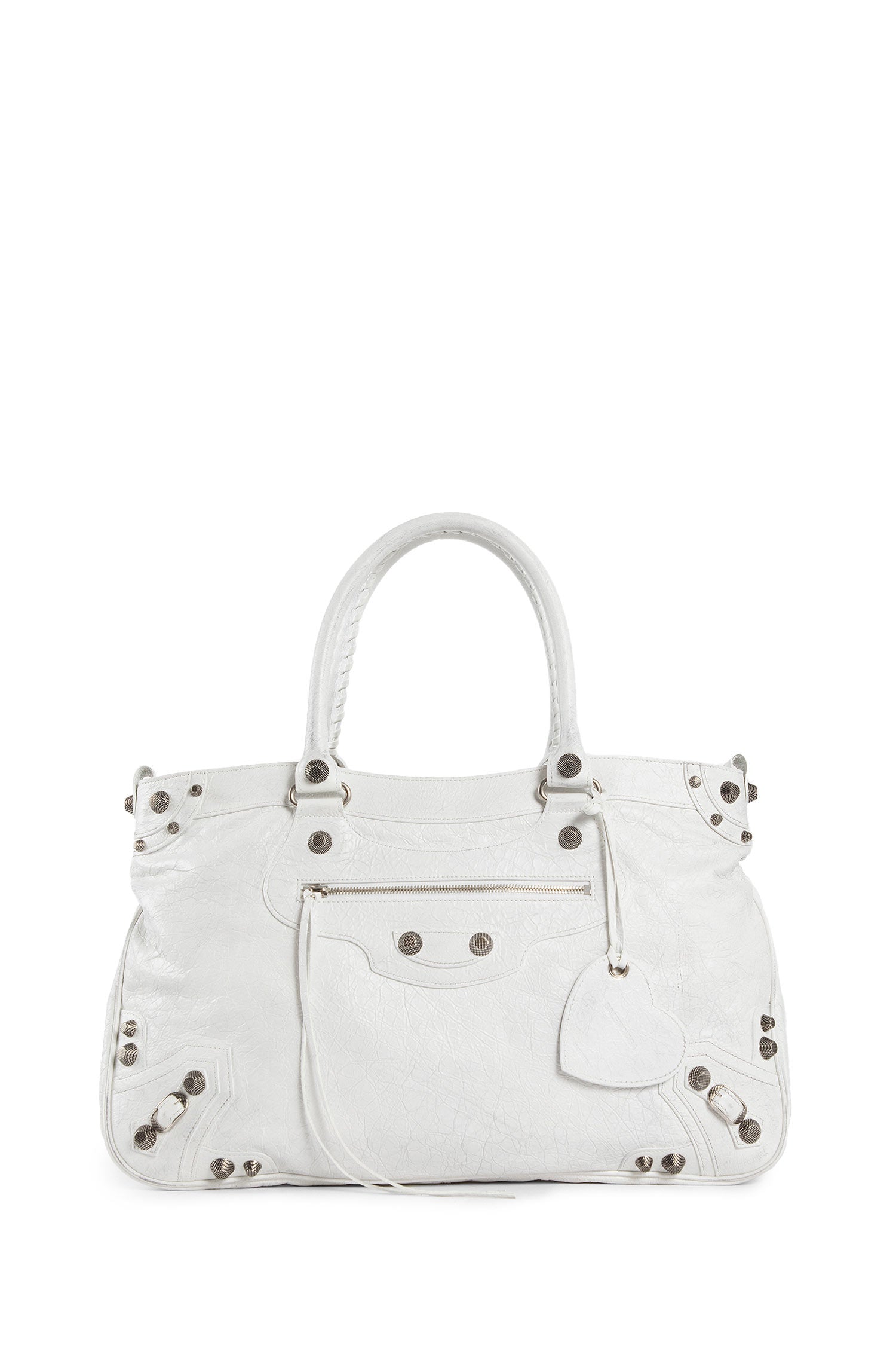 BALENCIAGA WOMAN WHITE TOTE BAGS