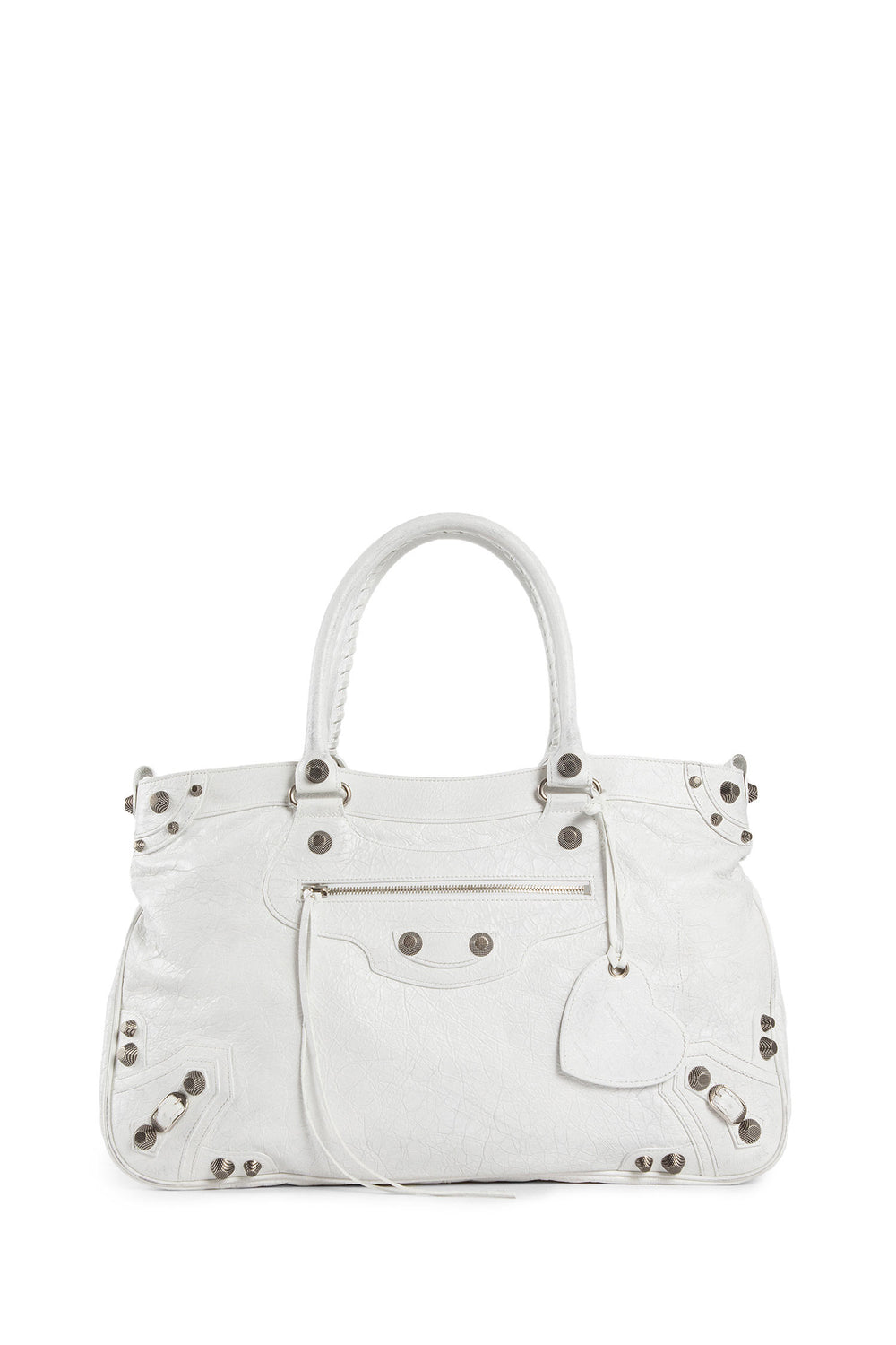 BALENCIAGA WOMAN WHITE TOTE BAGS