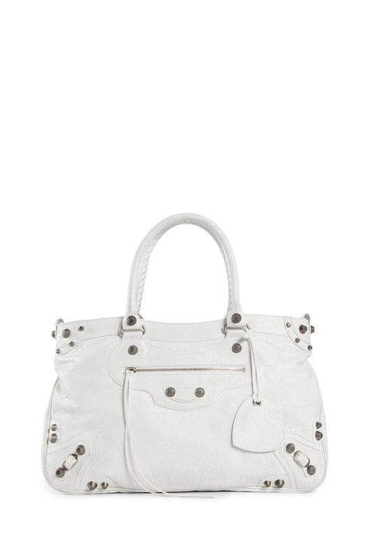 BALENCIAGA WOMAN WHITE TOTE BAGS