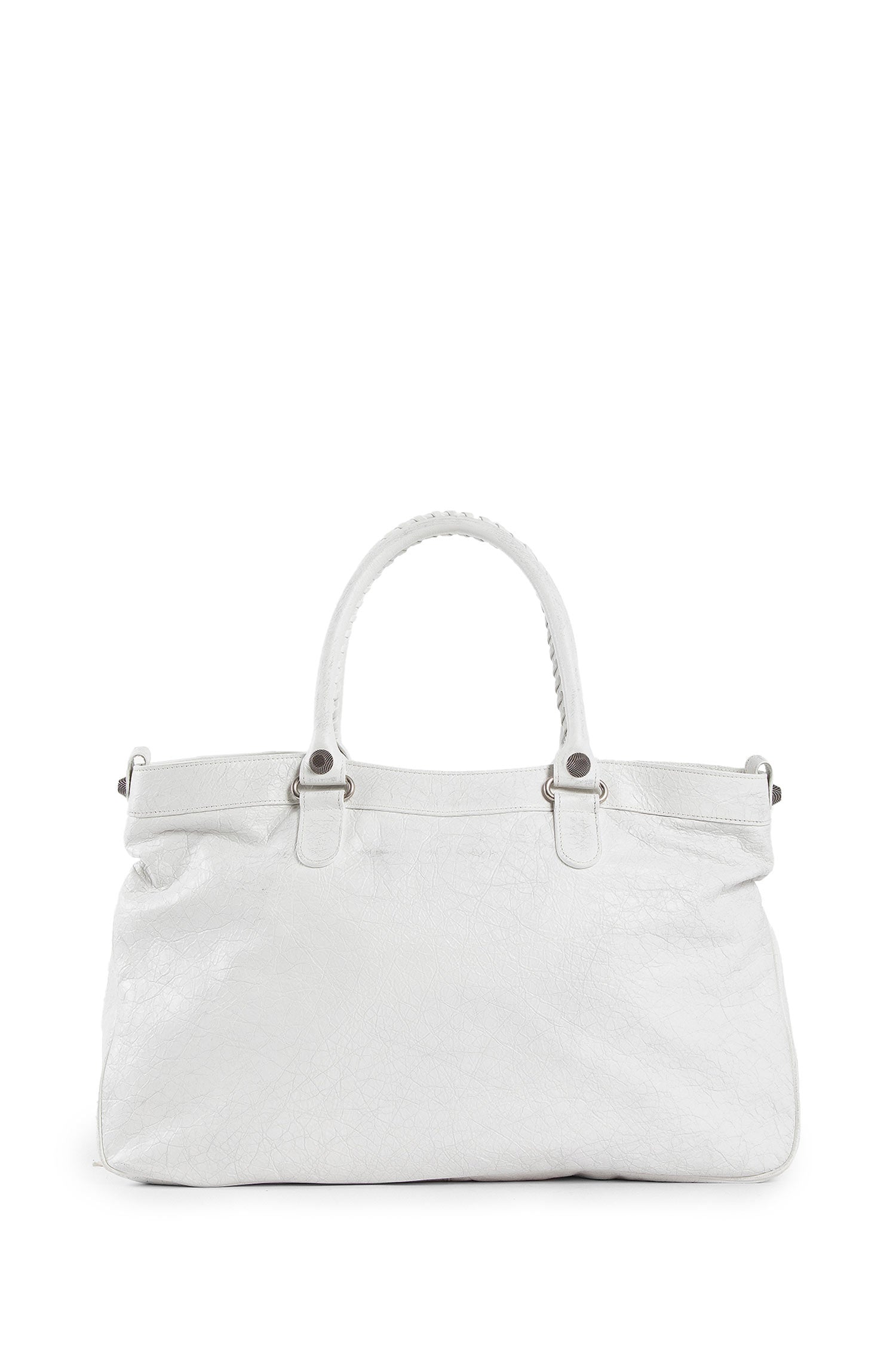 BALENCIAGA WOMAN WHITE TOTE BAGS