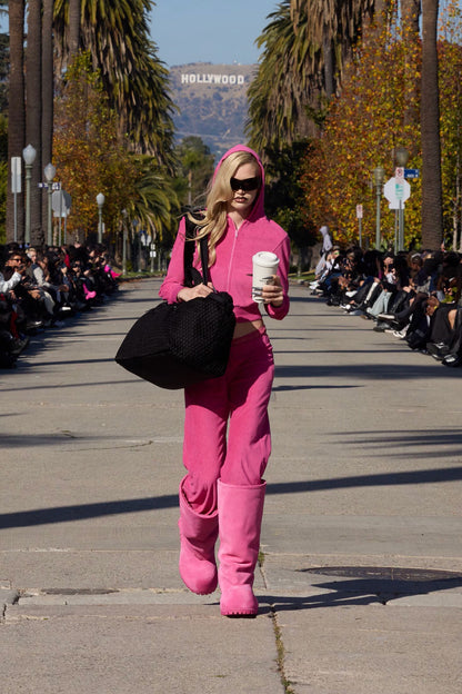 BALENCIAGA WOMAN PINK TROUSERS