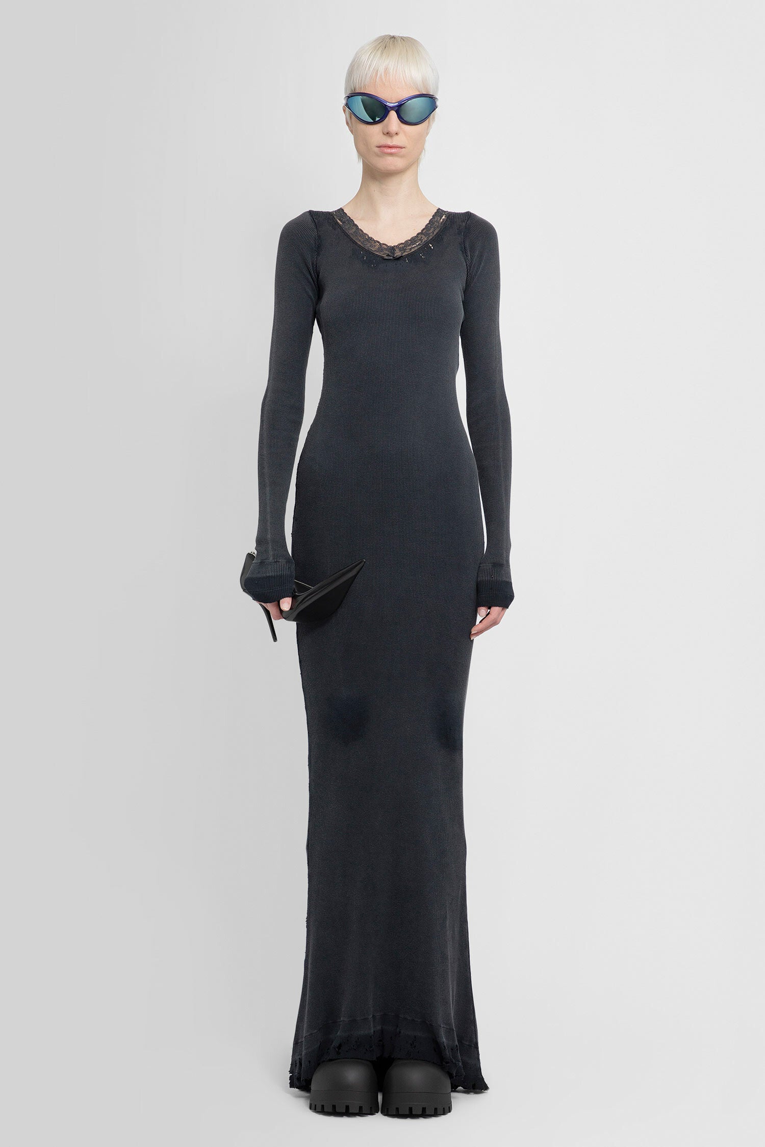 BALENCIAGA WOMAN BLACK DRESSES