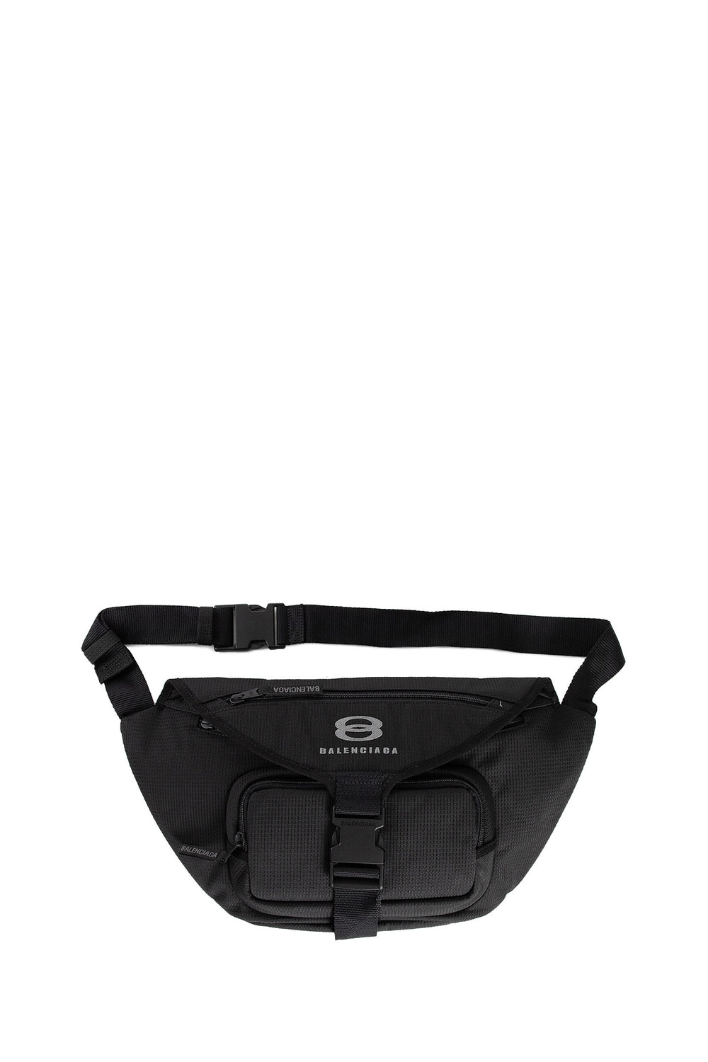 BALENCIAGA MAN BLACK FANNY PACKS