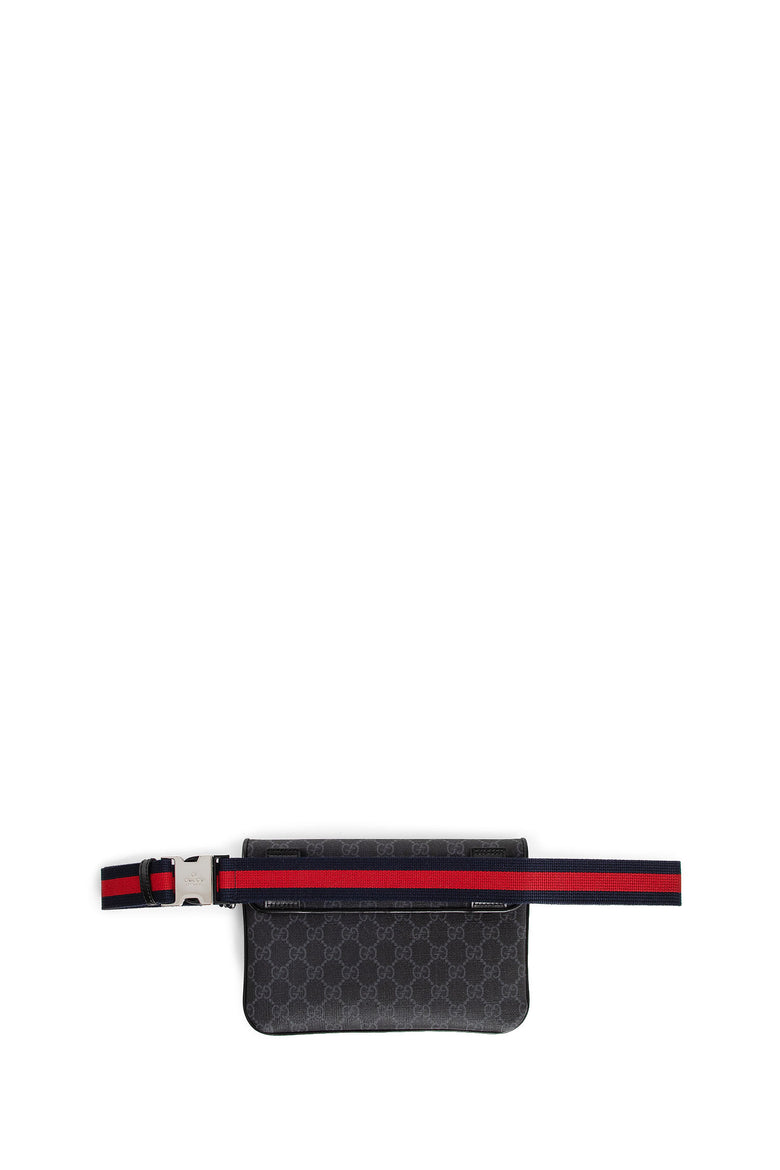 GUCCI MAN BLACK FANNY PACKS