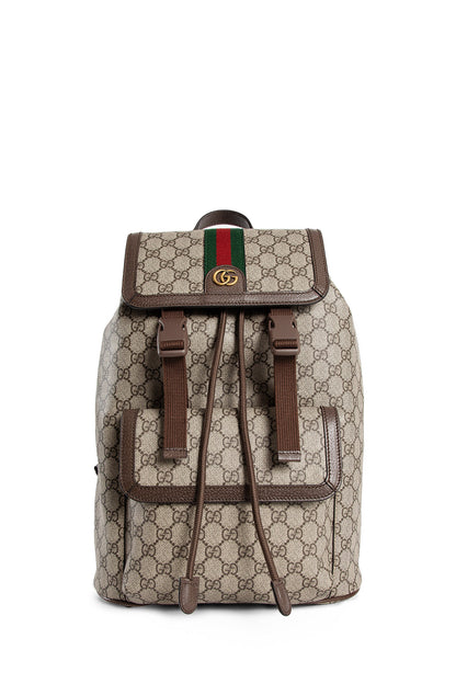 GUCCI MAN BEIGE BACKPACKS & TRAVEL BAGS