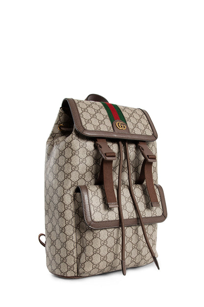 GUCCI MAN BEIGE BACKPACKS & TRAVEL BAGS