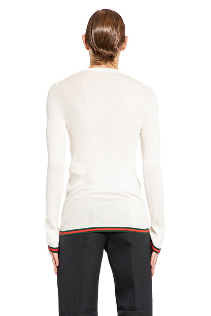 GUCCI MAN WHITE KNITWEAR