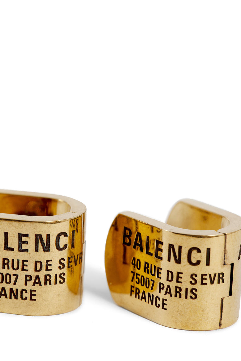 BALENCIAGA MAN GOLD JEWELLERY