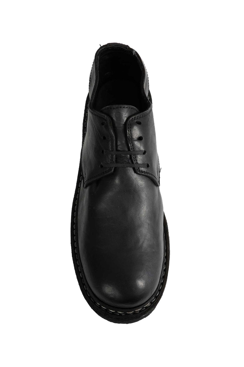 GUIDI Classic Derby Lace-Up Shoes man