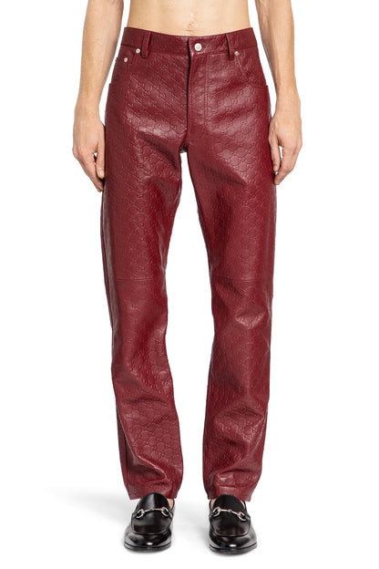 GUCCI MAN RED TROUSERS