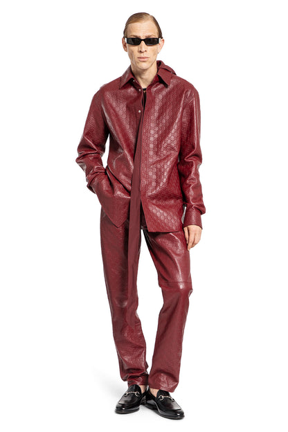 GUCCI MAN RED TROUSERS