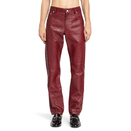 GUCCI MAN RED TROUSERS